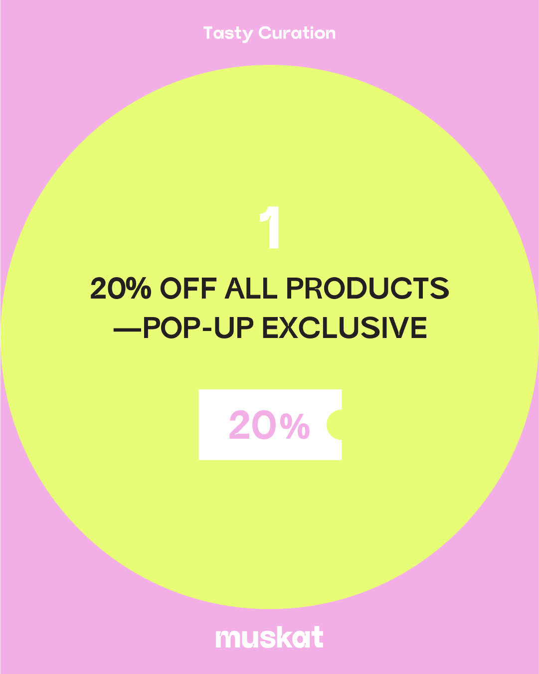 20% OFF ALL PORUDCTS